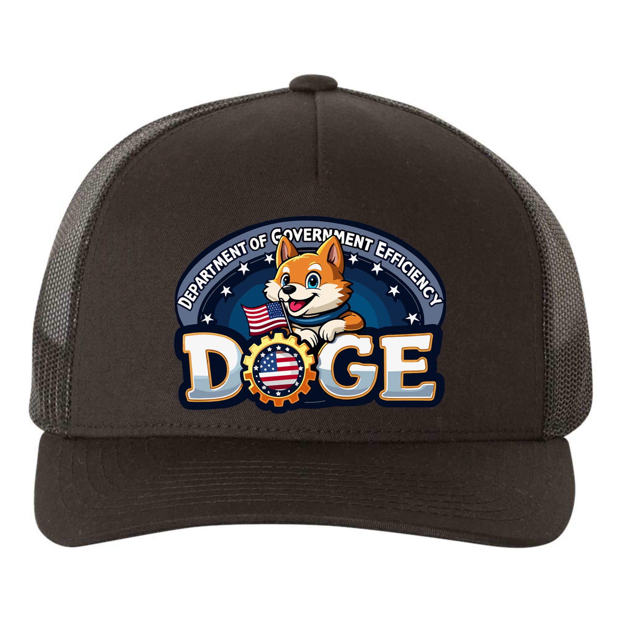 Doge Department Of Government Efficiency Yupoong Adult 5-Panel Trucker Hat