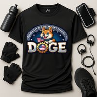 Doge Department Of Government Efficiency Cooling Performance Crew T-Shirt