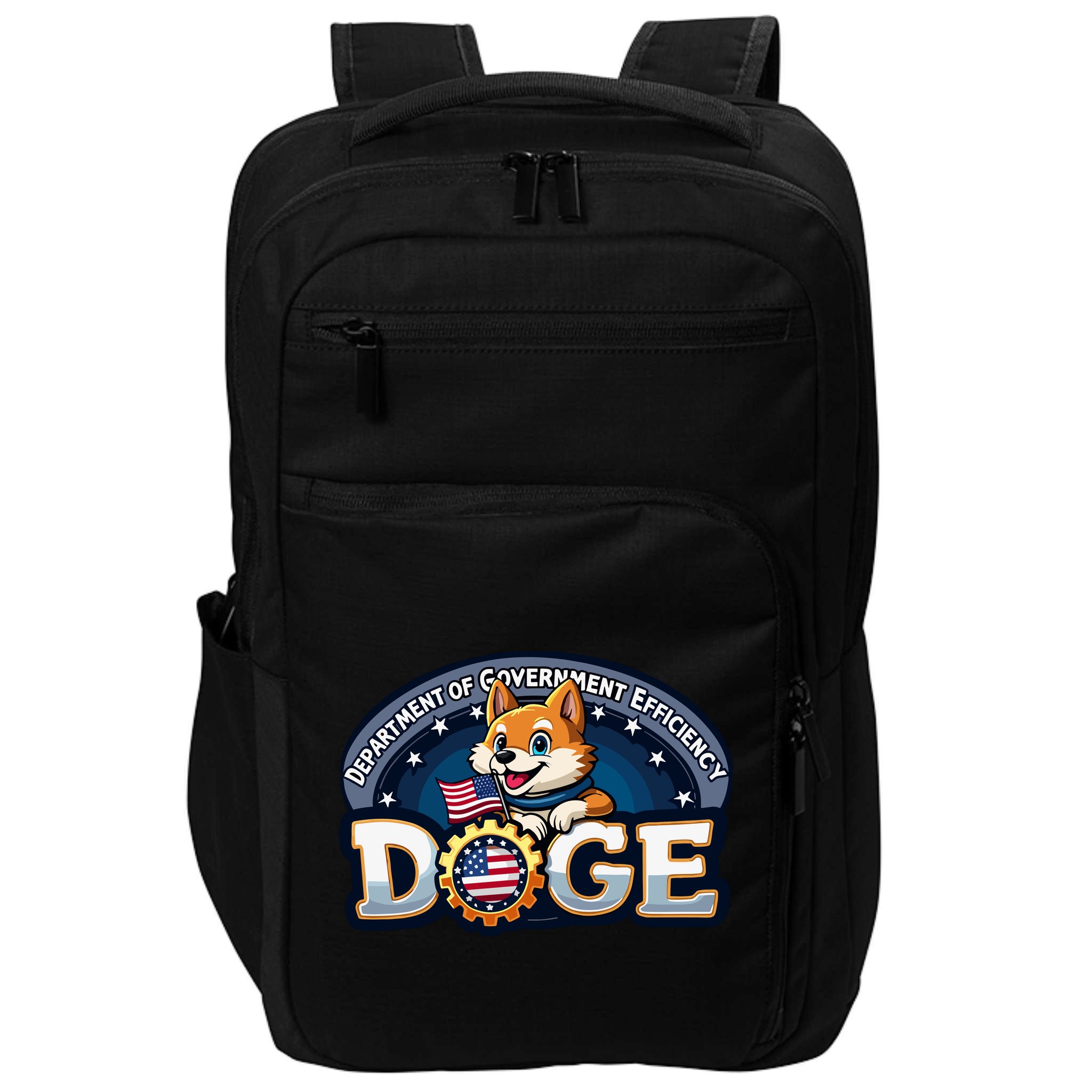 Doge Department Of Government Efficiency Impact Tech Backpack