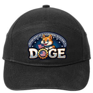 Doge Department Of Government Efficiency 7-Panel Snapback Hat