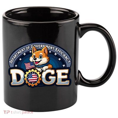 Doge Department Of Government Efficiency 11oz C Handle Ceramic Mug