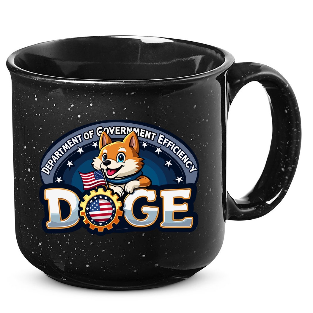 Doge Department Of Government Efficiency 15oz Campfire Ceramic Mug