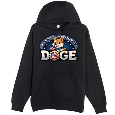 Doge Department Of Government Efficiency Premium Pullover Hoodie
