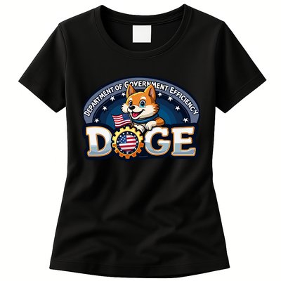 Doge Department Of Government Efficiency Womens T-Shirt