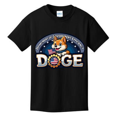 Doge Department Of Government Efficiency Kids T-Shirt