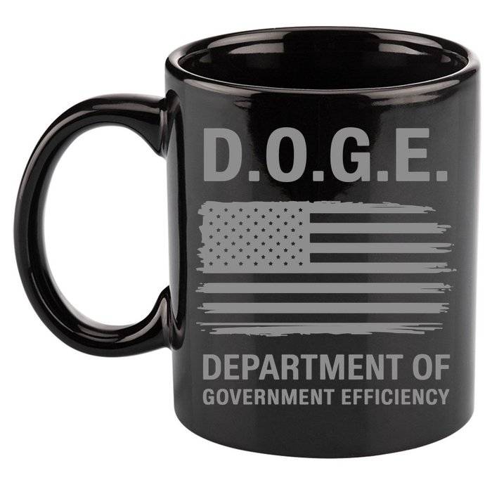 Doge Department Of Government Efficiency 11oz C Handle Ceramic Mug