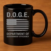Doge Department Of Government Efficiency 11oz C Handle Ceramic Mug
