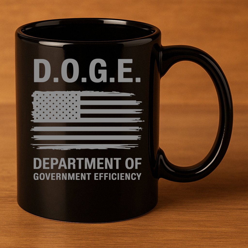 Doge Department Of Government Efficiency 11oz C Handle Ceramic Mug