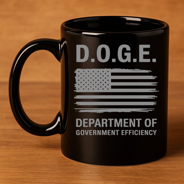 Doge Department Of Government Efficiency 11oz C Handle Ceramic Mug