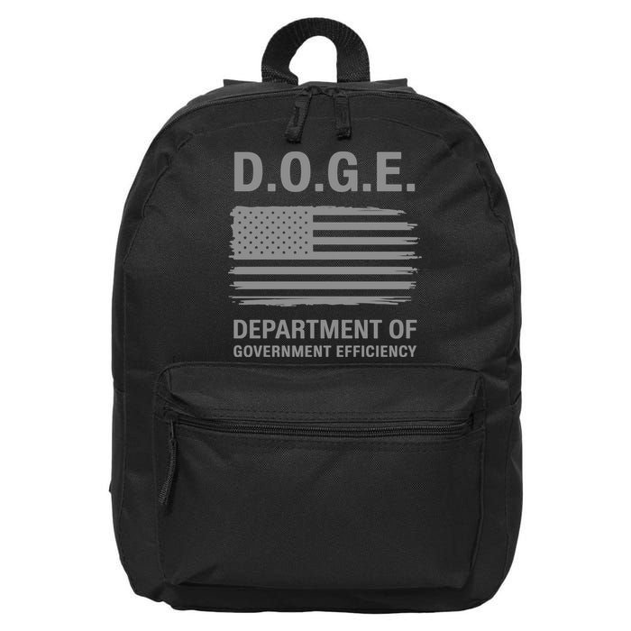 Doge Department Of Government Efficiency 16 in Basic Backpack