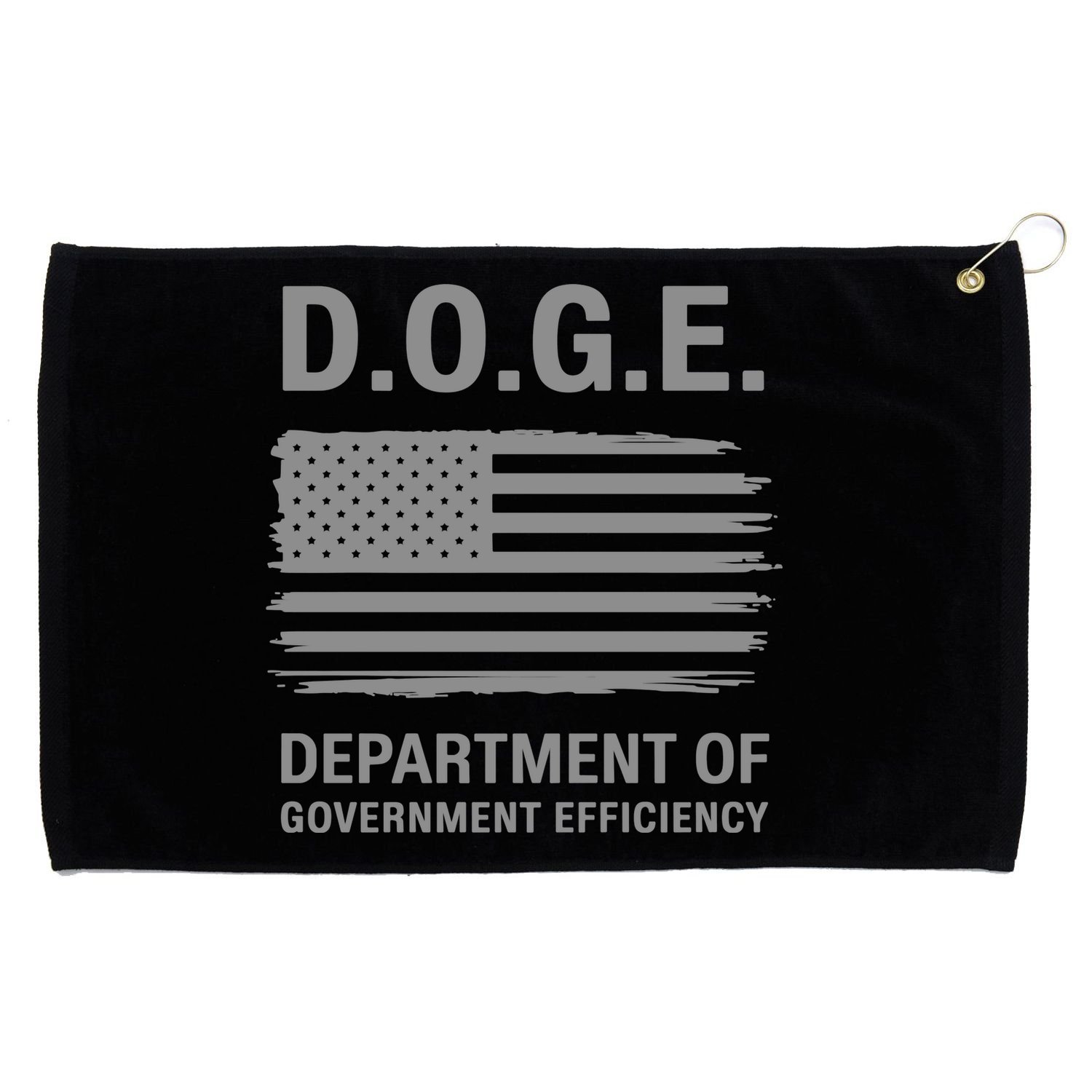 Doge Department Of Government Efficiency Grommeted Golf Towel