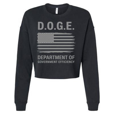Doge Department Of Government Efficiency Cropped Pullover Crew