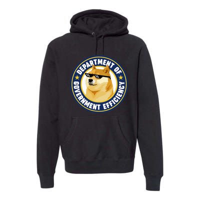 Doge Department Of Government Efficiency Premium Hoodie