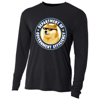 Doge Department Of Government Efficiency Cooling Performance Long Sleeve Crew