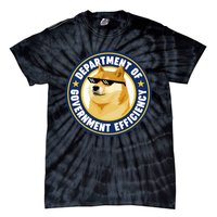 Doge Department Of Government Efficiency Tie-Dye T-Shirt