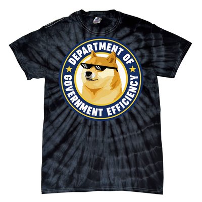 Doge Department Of Government Efficiency Tie-Dye T-Shirt