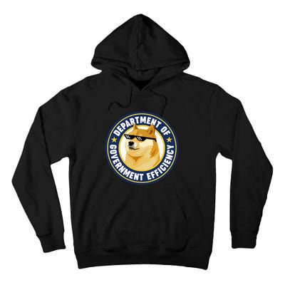 Doge Department Of Government Efficiency Tall Hoodie