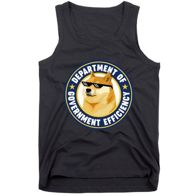 Doge Department Of Government Efficiency Tank Top