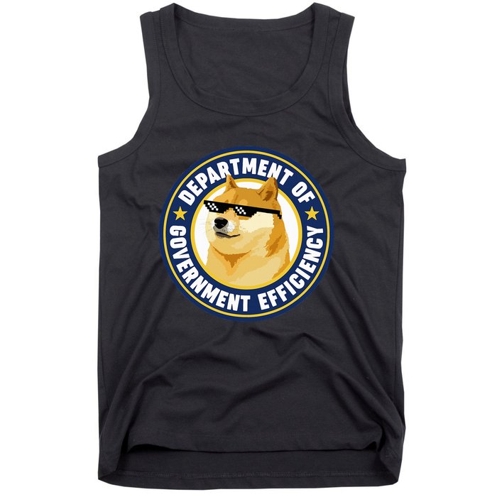 Doge Department Of Government Efficiency Tank Top