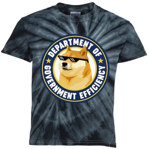 Doge Department Of Government Efficiency Kids Tie-Dye T-Shirt