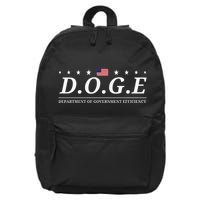 Doge Department Of Government Efficiency D.O.G.E 16 in Basic Backpack