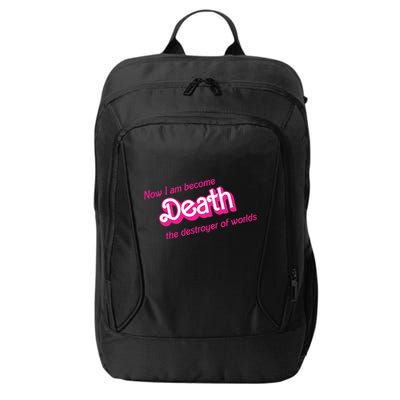 Death Destroyer Of Worlds In Pink City Backpack