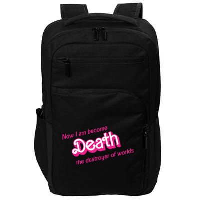 Death Destroyer Of Worlds In Pink Impact Tech Backpack