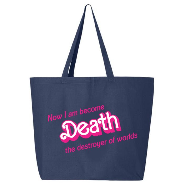 Death Destroyer Of Worlds In Pink 25L Jumbo Tote