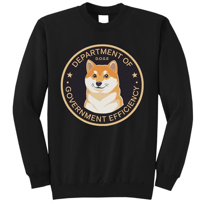 Doge Department Of Government Efficiency Shiba Inu Dog Coin Sweatshirt