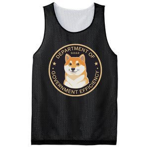 Doge Department Of Government Efficiency Shiba Inu Dog Coin Mesh Reversible Basketball Jersey Tank