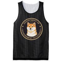 Doge Department Of Government Efficiency Shiba Inu Dog Coin Mesh Reversible Basketball Jersey Tank