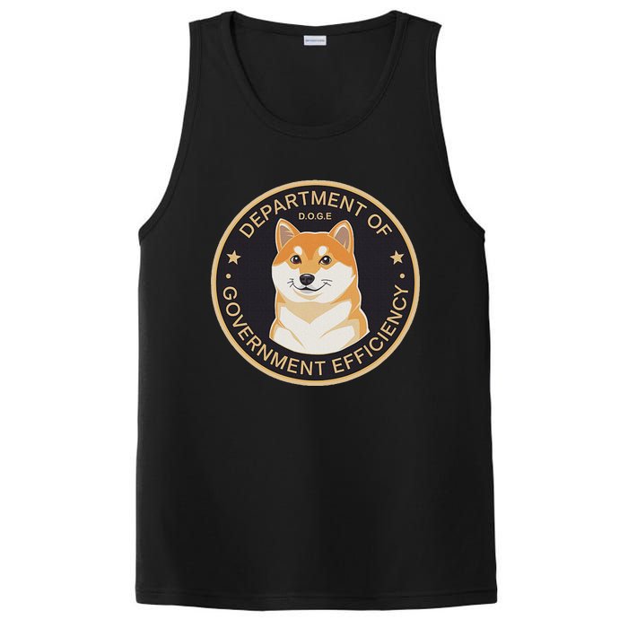 Doge Department Of Government Efficiency Shiba Inu Dog Coin PosiCharge Competitor Tank