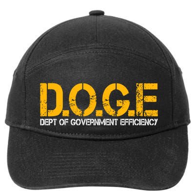 Doge Department Of Government Efficiency 7-Panel Snapback Hat