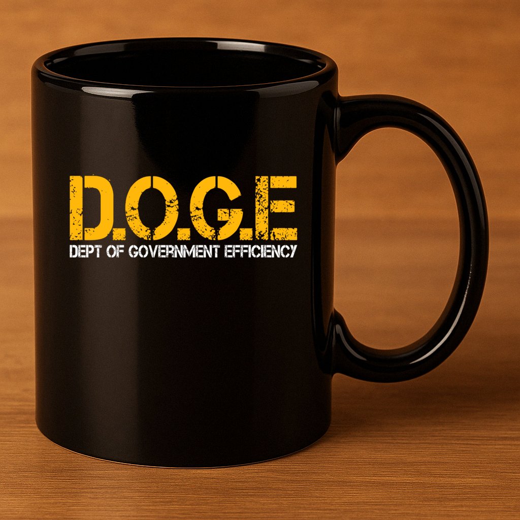 Doge Department Of Government Efficiency 11oz C Handle Ceramic Mug