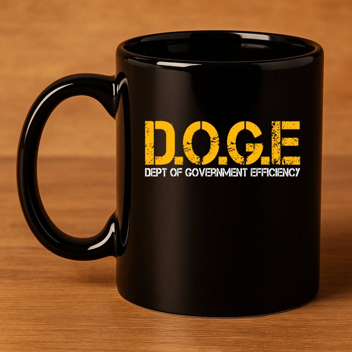 Doge Department Of Government Efficiency 11oz C Handle Ceramic Mug