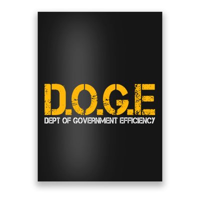 Doge Department Of Government Efficiency Poster