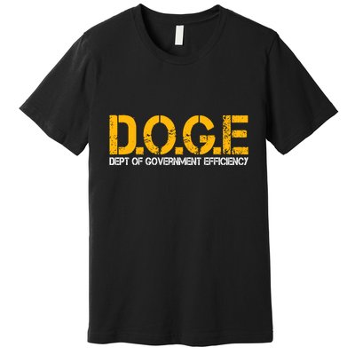 Doge Department Of Government Efficiency Premium T-Shirt
