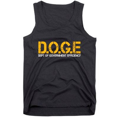 Doge Department Of Government Efficiency Tank Top