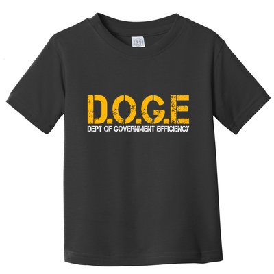 Doge Department Of Government Efficiency Toddler T-Shirt