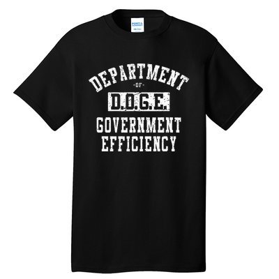 Doge Department Of Government Efficiency Tall T-Shirt