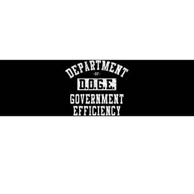 Doge Department Of Government Efficiency Bumper Sticker