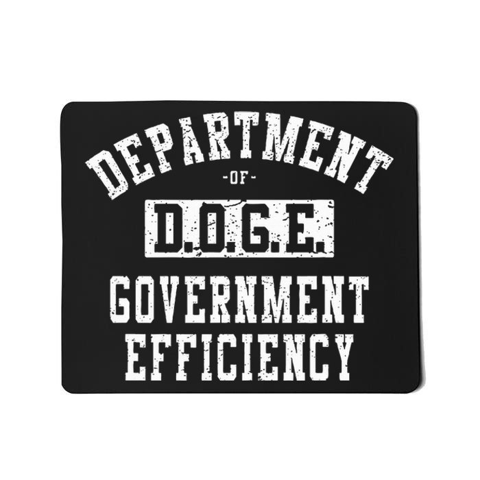 Doge Department Of Government Efficiency Mousepad