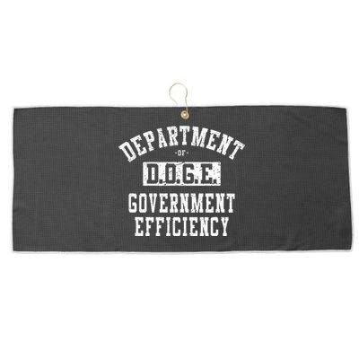 Doge Department Of Government Efficiency Large Microfiber Waffle Golf Towel