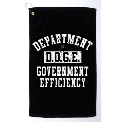 Doge Department Of Government Efficiency Platinum Collection Golf Towel