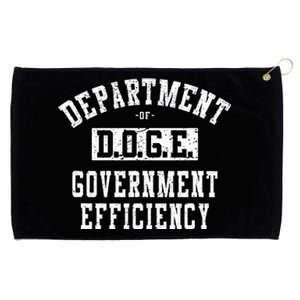 Doge Department Of Government Efficiency Grommeted Golf Towel