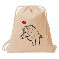 Dolphin Drawstring Bag