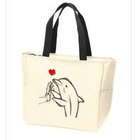 Dolphin Zip Tote Bag