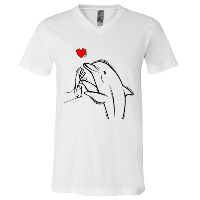 Dolphin V-Neck T-Shirt