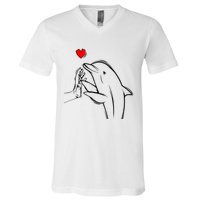 Dolphin V-Neck T-Shirt