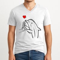 Dolphin V-Neck T-Shirt